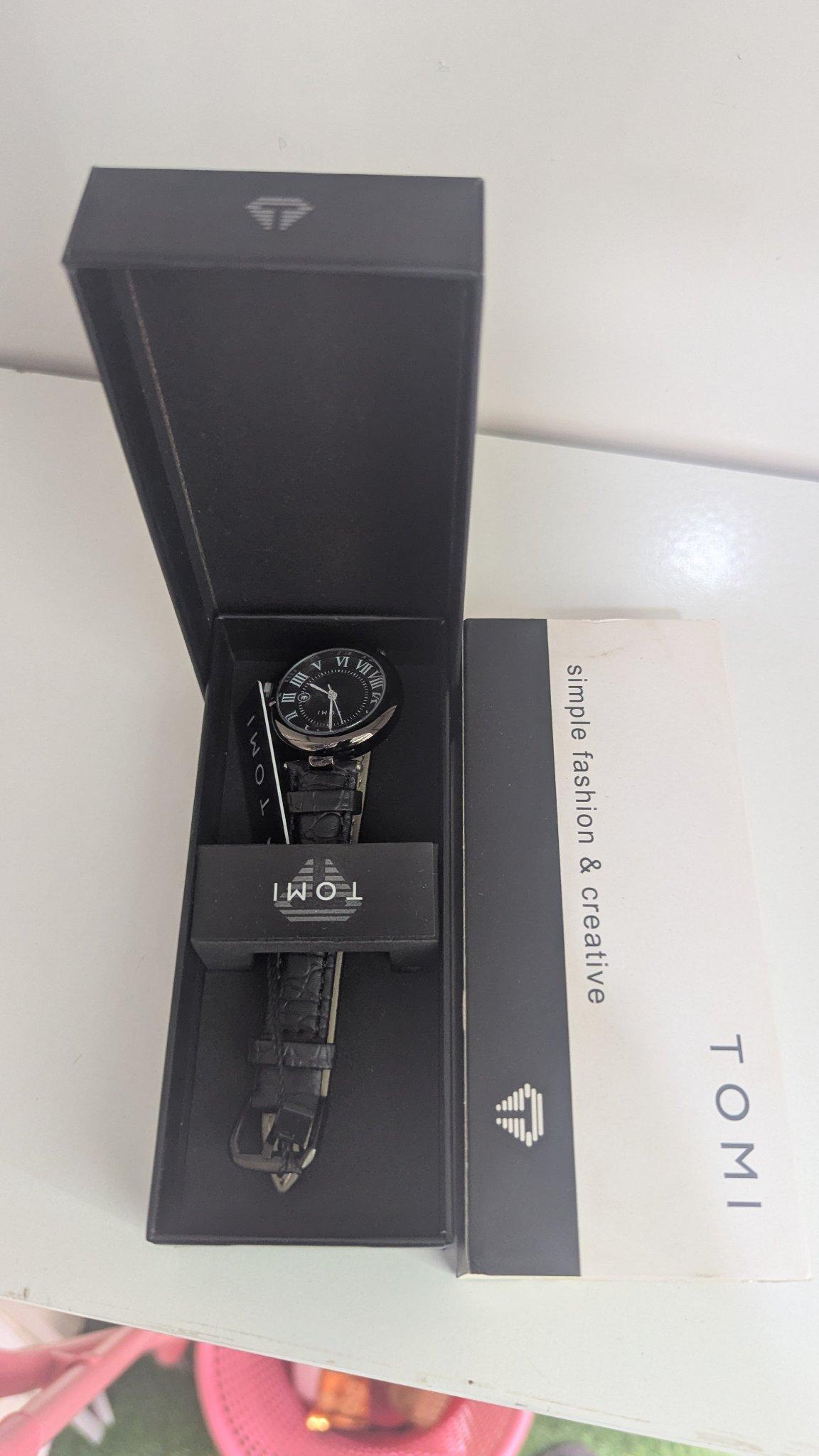 Boxed watch