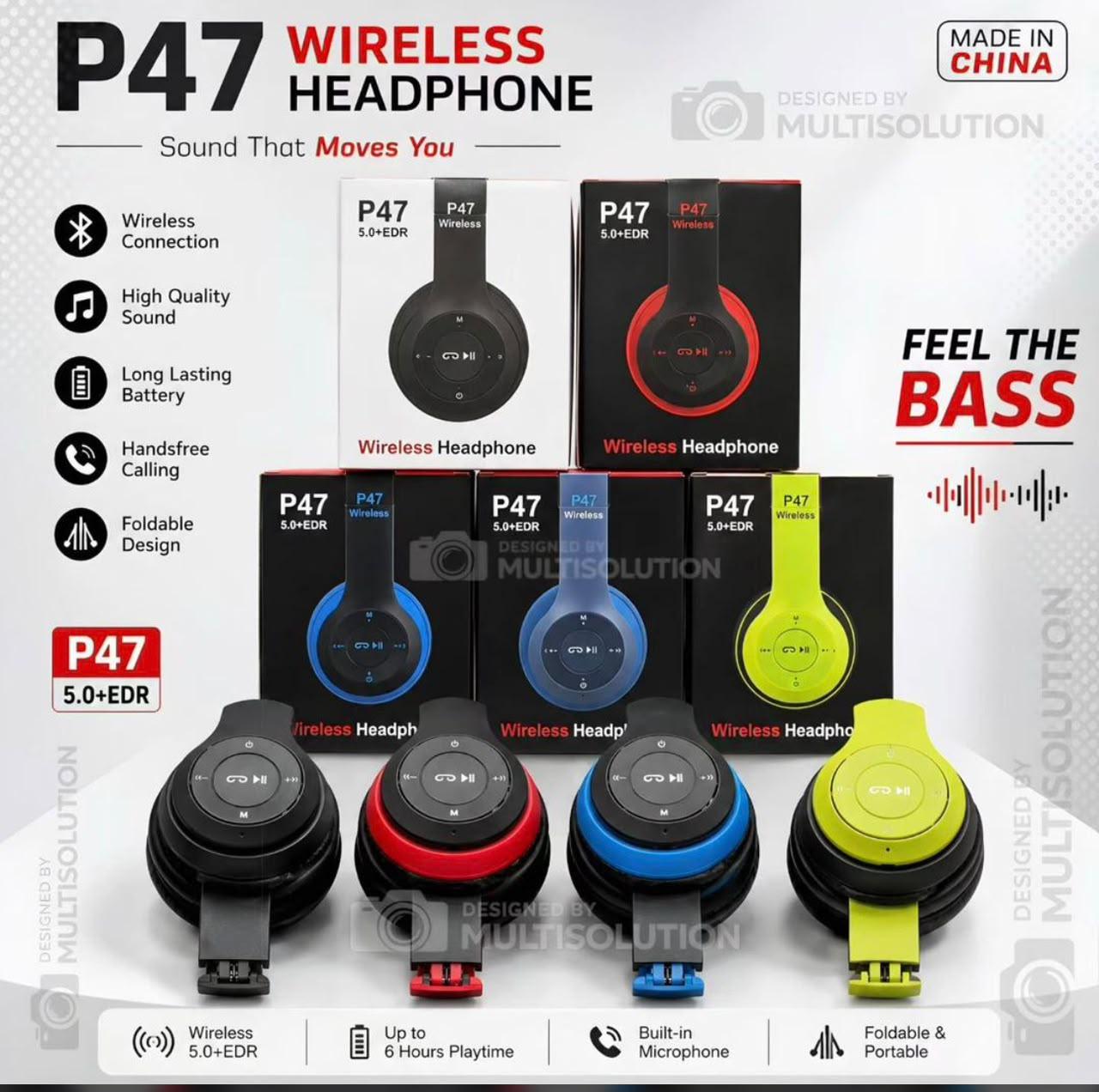 P4 Wireless Headphones.