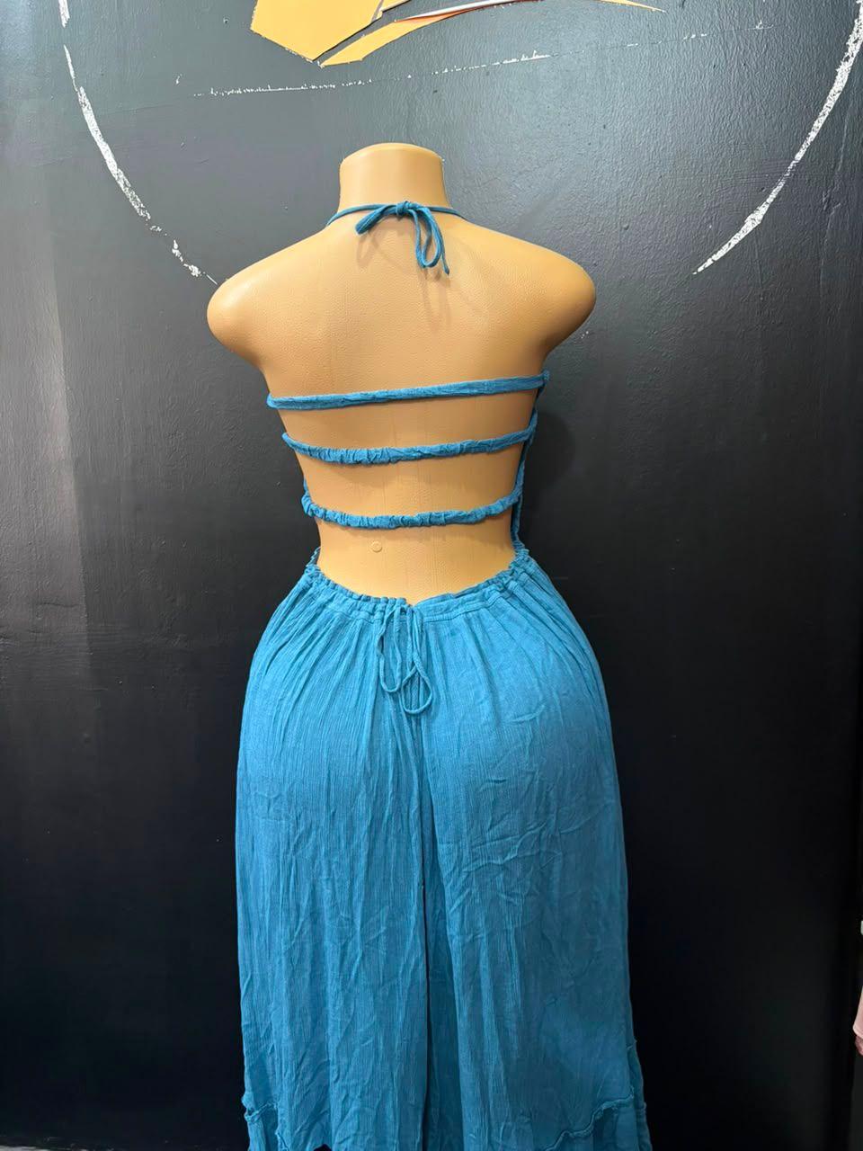 Blue chic weekend dress